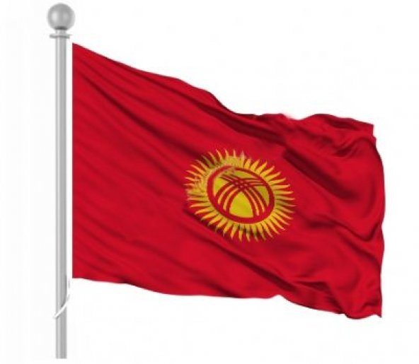 Kırgızistan Bayrağı 50X75CM. ürün görseli