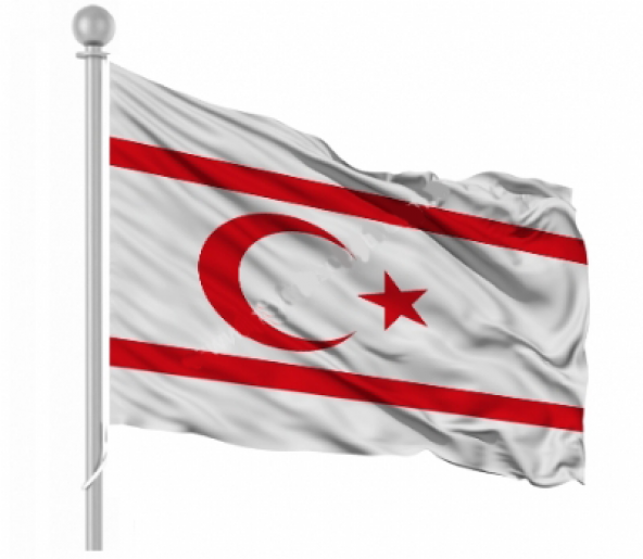 Kıbrıs KKTC Bayrağı 150X225CM.