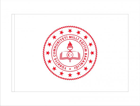 Milli Eğitim Bakanlığı Yeni Logolu Bayrak