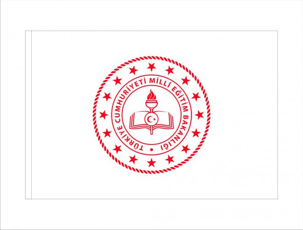 Milli Eğitim Bakanlığı Yeni Logolu Bayrak