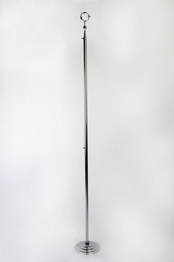 Makam Bayrağı'' Makam Türk Bayrağı'' 225cm Krom Makam Direği'' Telalı - 4