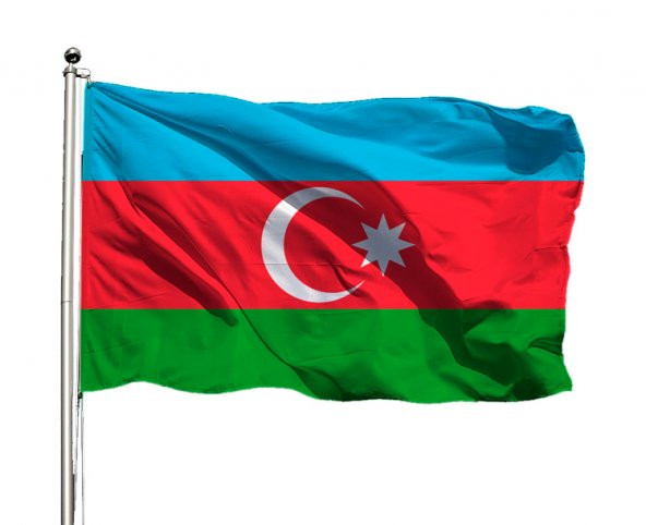 Azerbaycan Bayrağı 200X300CM.