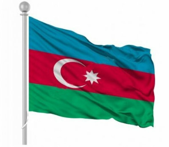 Azerbaycan Bayrağı 200X300CM. - 2