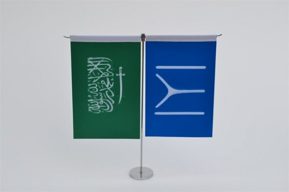 Tevhid ve Kayı Boyu Masa Bayrak Takımı (Dikey) - Resim 2