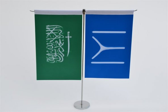 Tevhid ve Kayı Boyu Masa Bayrak Takımı (Dikey) - Resim 3
