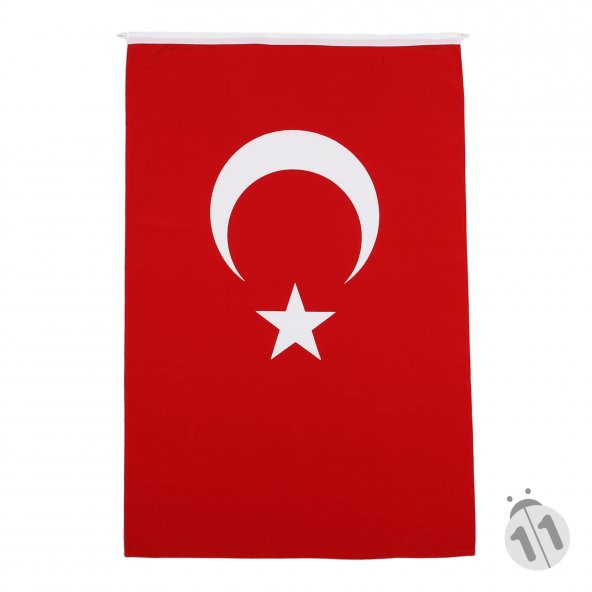 Türk Bayrağı 120x180cm Alpaka Kumaş - 4