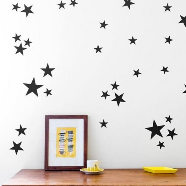 Çocuk Bebek Odası Duvar Yıldız Sticker Etiket Dekor 160 Adet