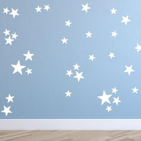 Çocuk Bebek Odası Duvar Yıldız Sticker Etiket Dekor 160 Adet - 3