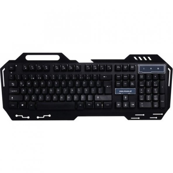 KLAVYE POLYGOLD PG-956 MEKANİK HİSLİ GAMIN KLAVYE - 2