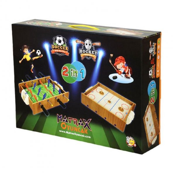 Ahşap Hokey Ve Langırt Oyunu - 3