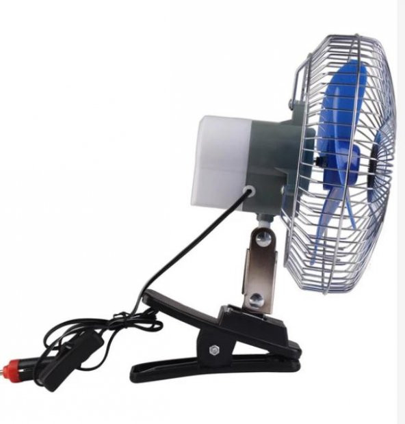 10inç (12 volt) Mandalla Pratik Tutunan Araç Vantilatörü - 2