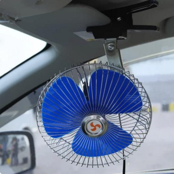 10inç (12 volt) Mandalla Pratik Tutunan Araç Vantilatörü - 3