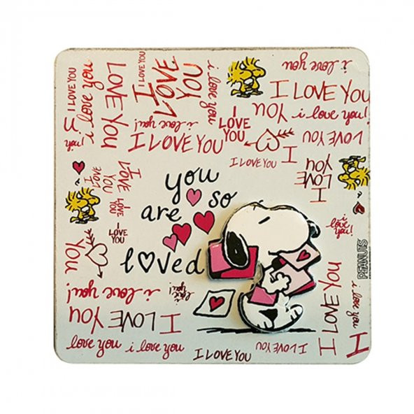 AGT SNOOPY MAGNET (I LOVE YOU)