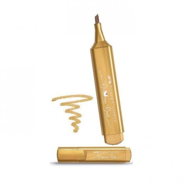 FABER CASTELL METALİK FOSFORLU KALEM ALTIN