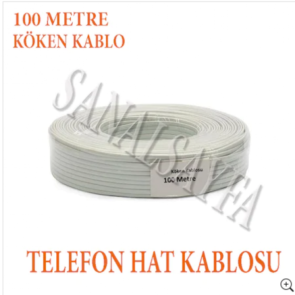 100 METRE VDSL ADSL HAT MODEM KABLOSU MODEM DUVAR+BİNA GİRİŞİ+EV