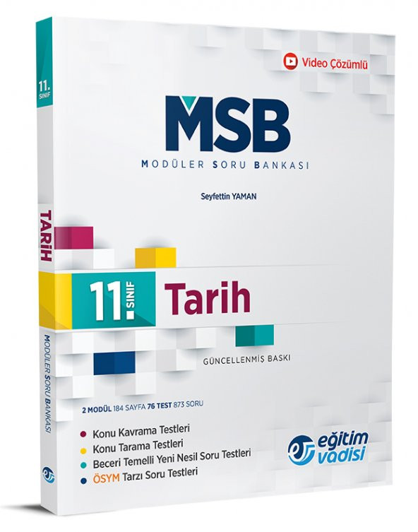 EĞİTİM VADİSİ 11.SINIF TARİH SORU BANKASI-2020