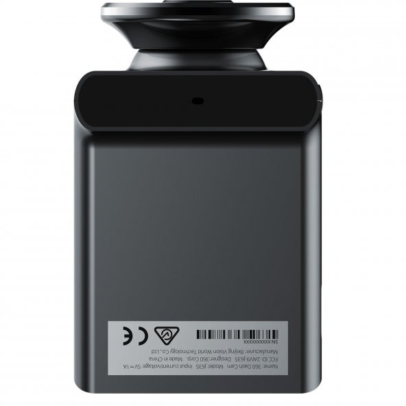360 G300 1296p 160° Geniş Açı Gece Görüş Dahili GPS Akıllı Araç İçi Kamera - 6