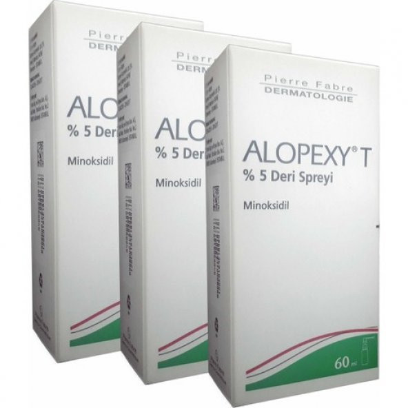 Alopexy T 5 Deri Spreyi 60 Ml 3 Lü Paket
