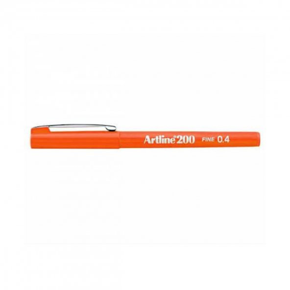 Artline Fineliner Kalem Turuncu 0,4-200