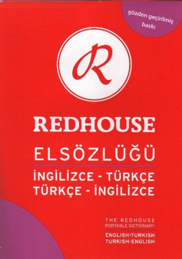 Redhouse El Sözlüğü İngilizce Türkçe Türkçe İngilizce Rs 005
