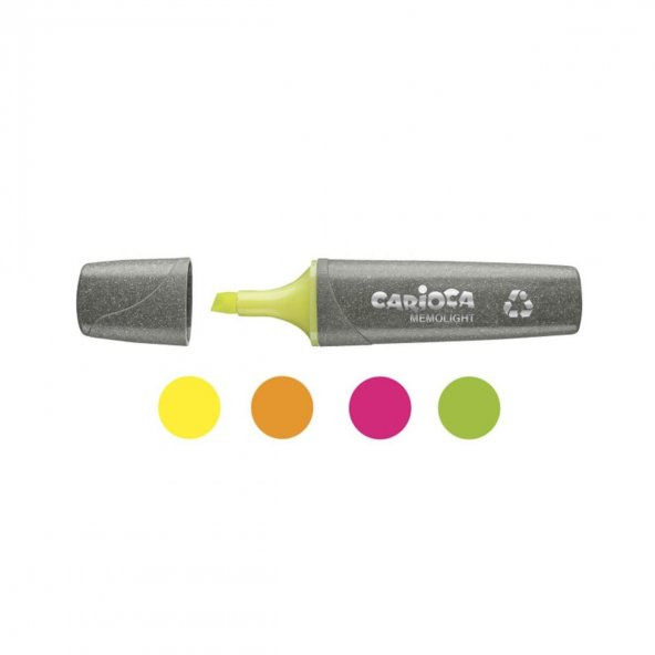 Carioca Eco Family Fosforlu Marker 4lü - 2