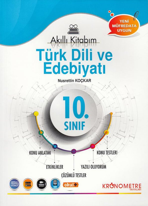 Kronometre 10. Sınıf Türk Dili ve Edebiyatı Akıllı Kitabım