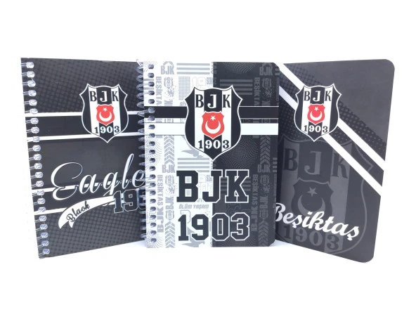 Timon Beşiktaş Bloknot Spiralli Karton Kapak A6 80 Yp 461949