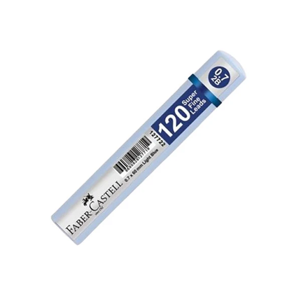 Faber Castell Grip Min 0,7 120Li Tüp Açık Mavi (1 Adet)