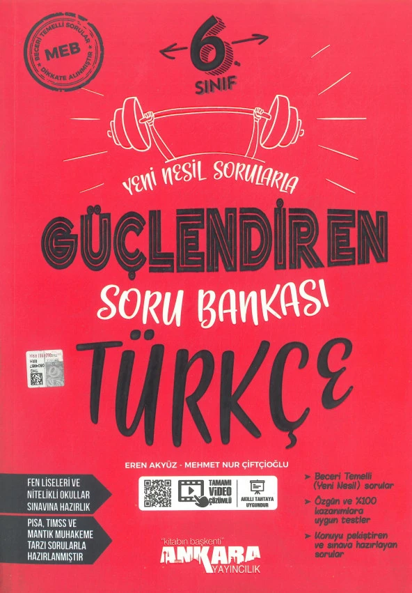 Ankara 6. Sınıf Güçlendiren Türkçe Soru Bankası