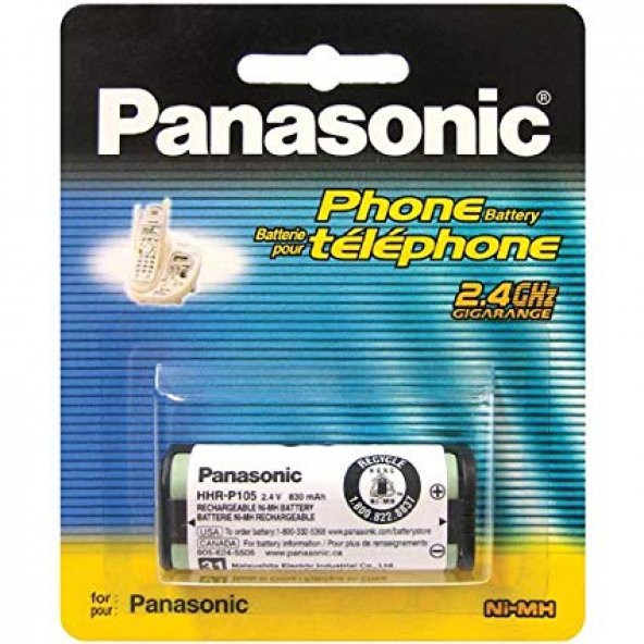Panasonic HHR-P105A/1B Telsiz Telefon Bataryası