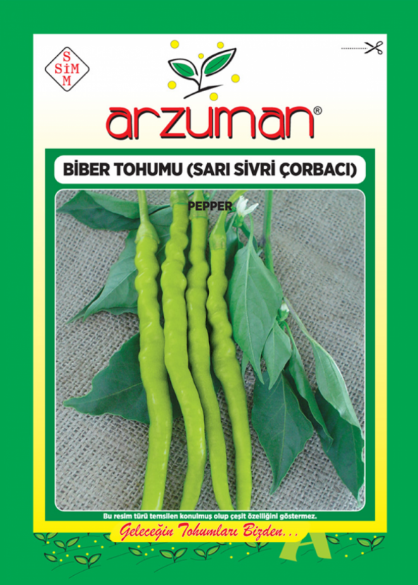 Sarı Sivri Çorbacı Biber Tohumu - 25 gr