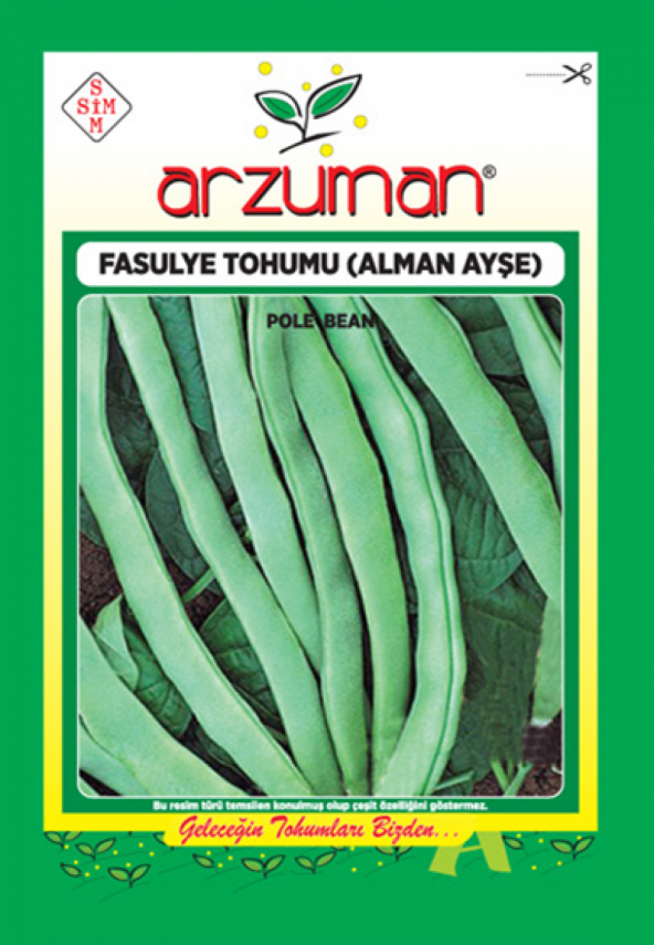 Alman Ayşe Sırık Fasulye Tohumu - 50 gr