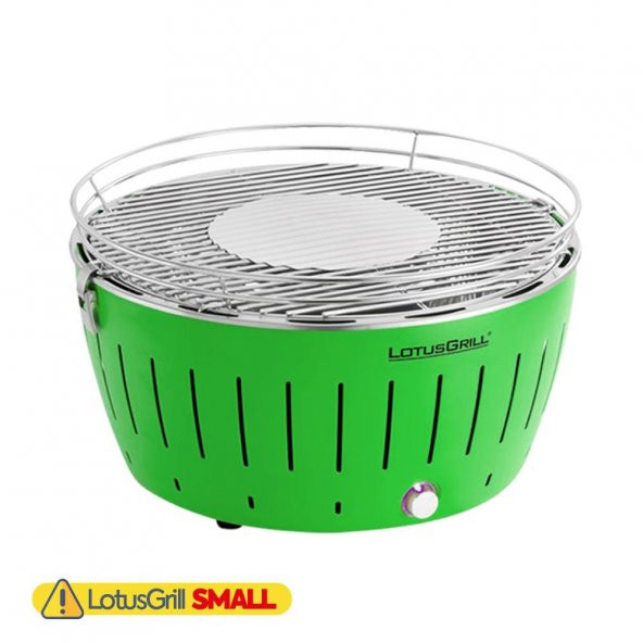 LotusGrill Kömürlü Dumansız Mangal SMALL 26CM Yeşil