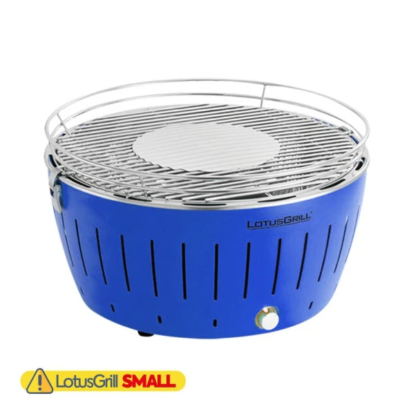 LotusGrill Kömürlü Dumansız Mangal SMALL 26CM Mavi