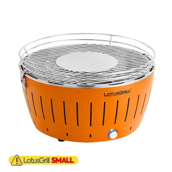 LotusGrill Kömürlü Dumansız Mangal SMALL 26CM Turuncu