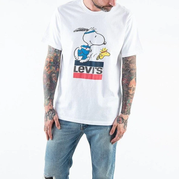Levi's Snoopy Erkek Baskılı Tişört 16143-0080
