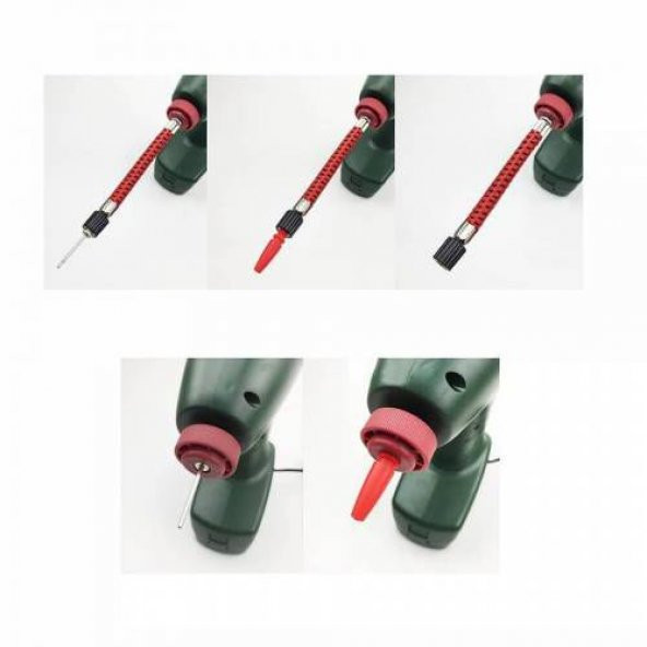 Air Dragon Taşınabilir 12 Volt Araç Hava Kompresörü Lastik Şişirme Tabancası,Hava Saatli Çok Amaçlı - 3
