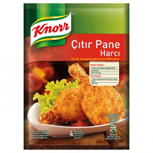 Knorr Çıtır Pane Harcı - 12Li Paket