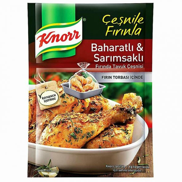 Knorr Tavuk Çeşnisi Baharatlı Sarımsaklı - 12Li Paket