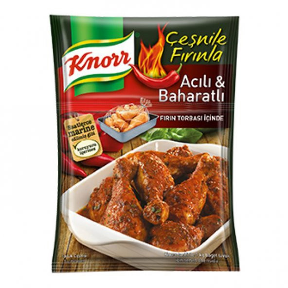 Knorr Tavuk Çeşnisi Acılı Baharatlı  - 12Li Paket