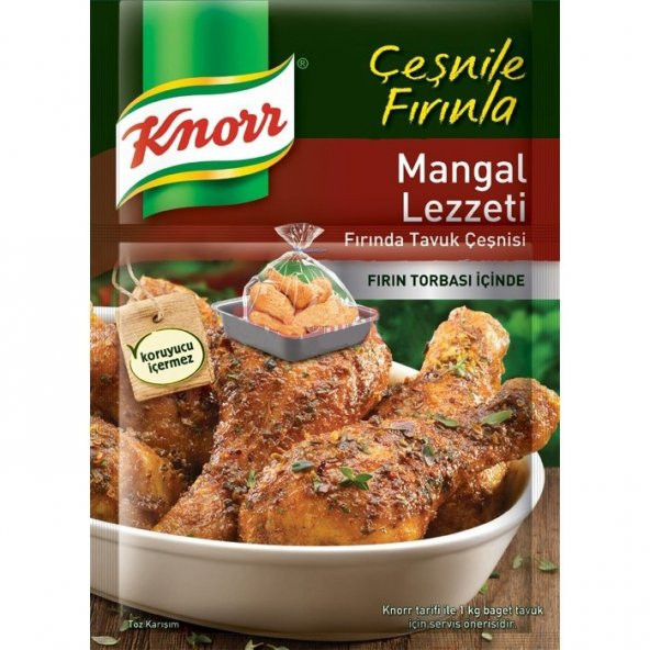 Knorr Tavuk Çeşnisi Mangal Lezzeti - 12Li Paket