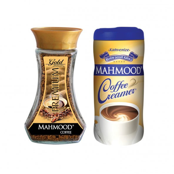 Mahmood Coffee Premium Gold 100 gr ve Kahve Kreması 170 gr