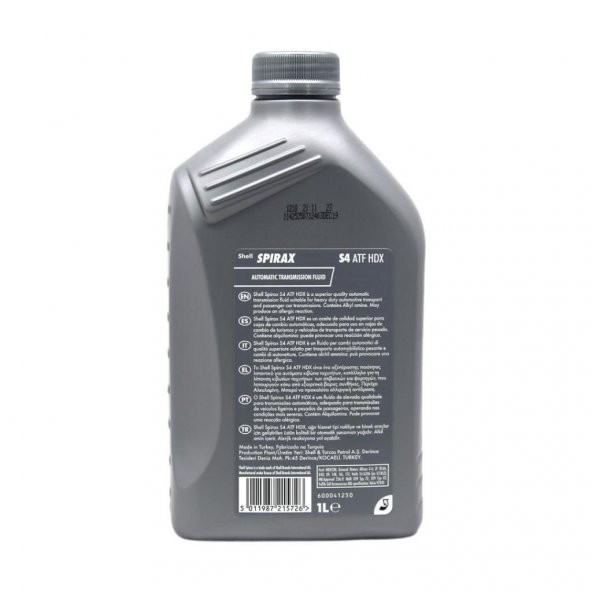Shell Spirax S4 ATF HDX 1 Lt Otomatik Şanzıman Yağı - Resim 4