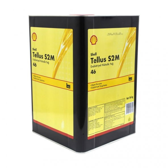 Shell Tellus S2M 46 15 Kg Yüksek Performanslı Hidrolik Sistem Yağ - 2