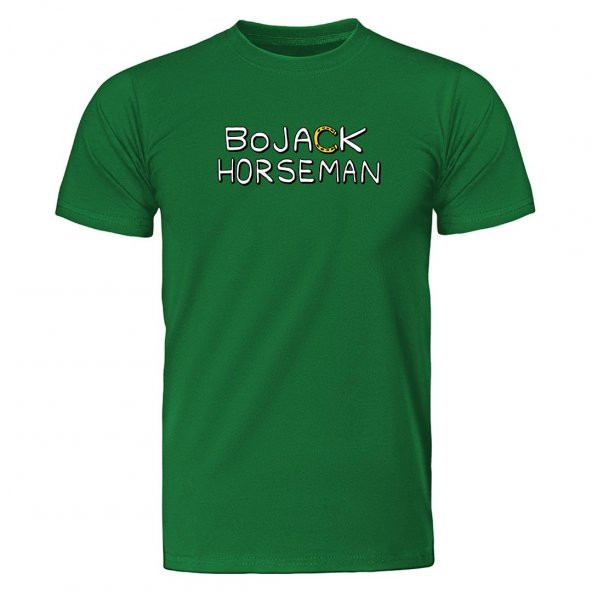 BoJack Horseman Type Yeşil Tişört Unisex