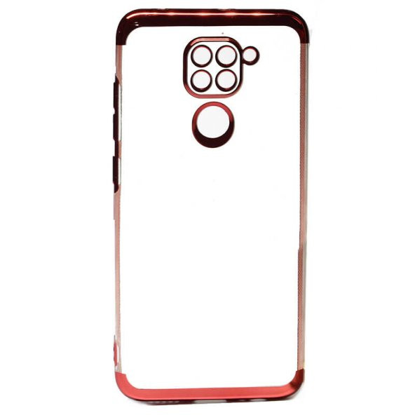 Xiaomi Redmi Note 9 Kılıf Köşeleri Renkli Kamera Çıkıntlı Şeffaf - 2