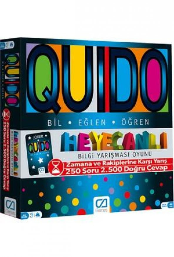 CA Games Quido Heyecanlı Bilgi Yarışması Oyunu - Resim 2