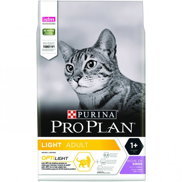 Pro Plan Light Hindili Düşük Kalorili Kedi Maması 1,5 kg