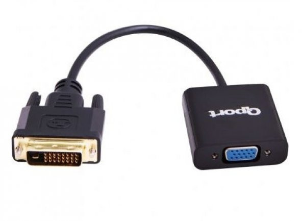 QPORT DVI 24+1 ERKEK-VGAYA AKTİF ÇEVİRİCİ (Q-VDV2)