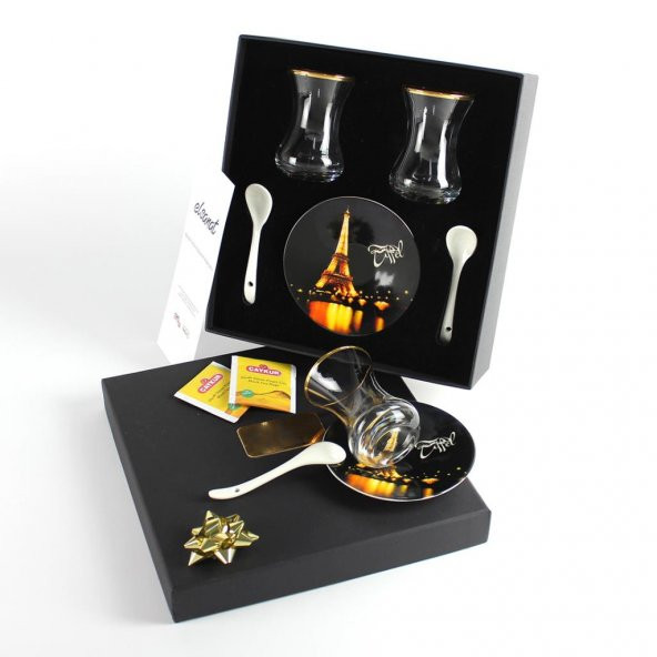 Elsanat Eiffel CMYK Çay Seti Kurumsal Hediye - 2